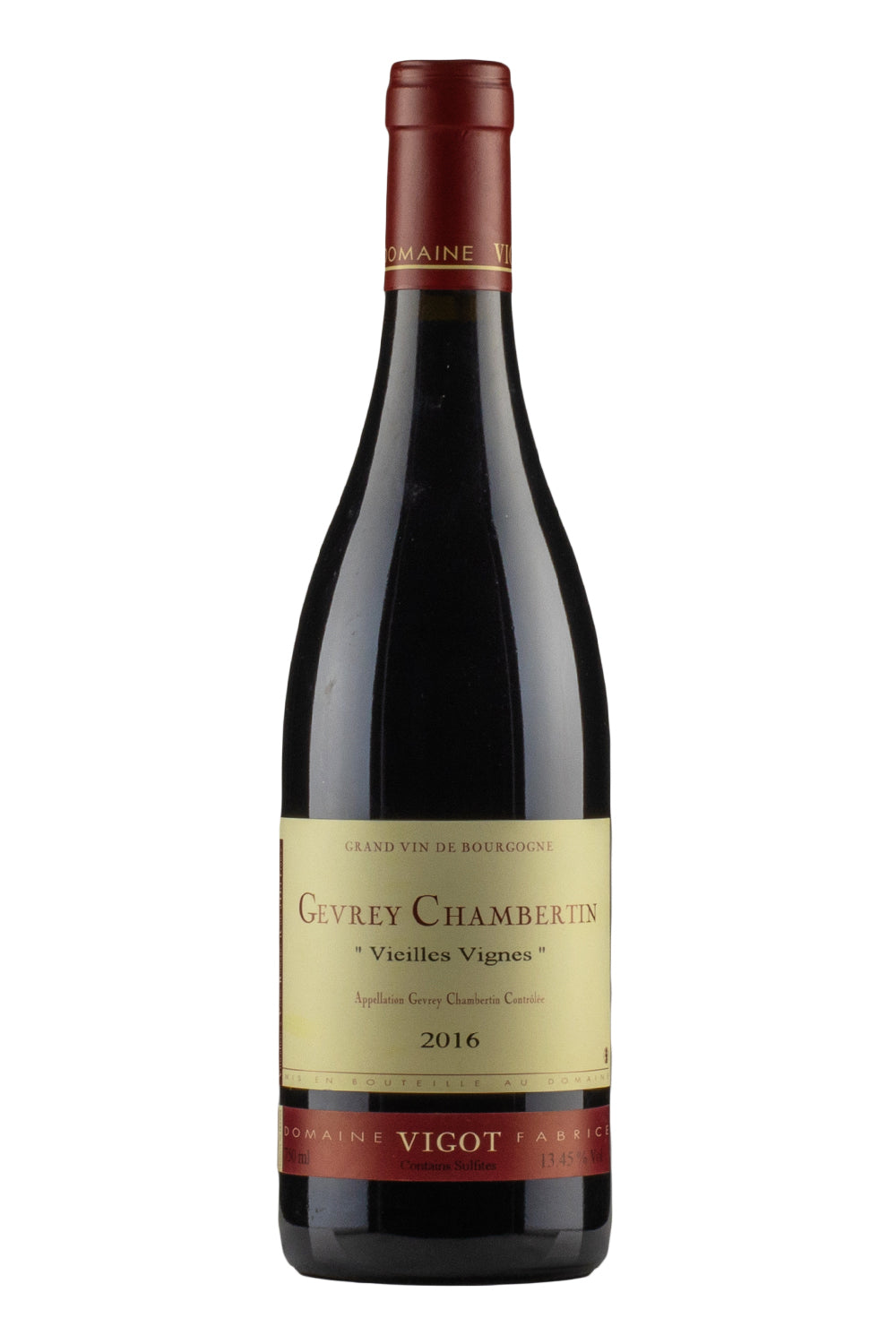Gevrey Chambertin Vieilles Vignes Fabrice Vigot 2016