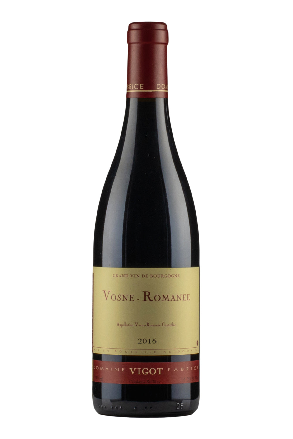 Vosne Romanee Fabrice Vigot 2016