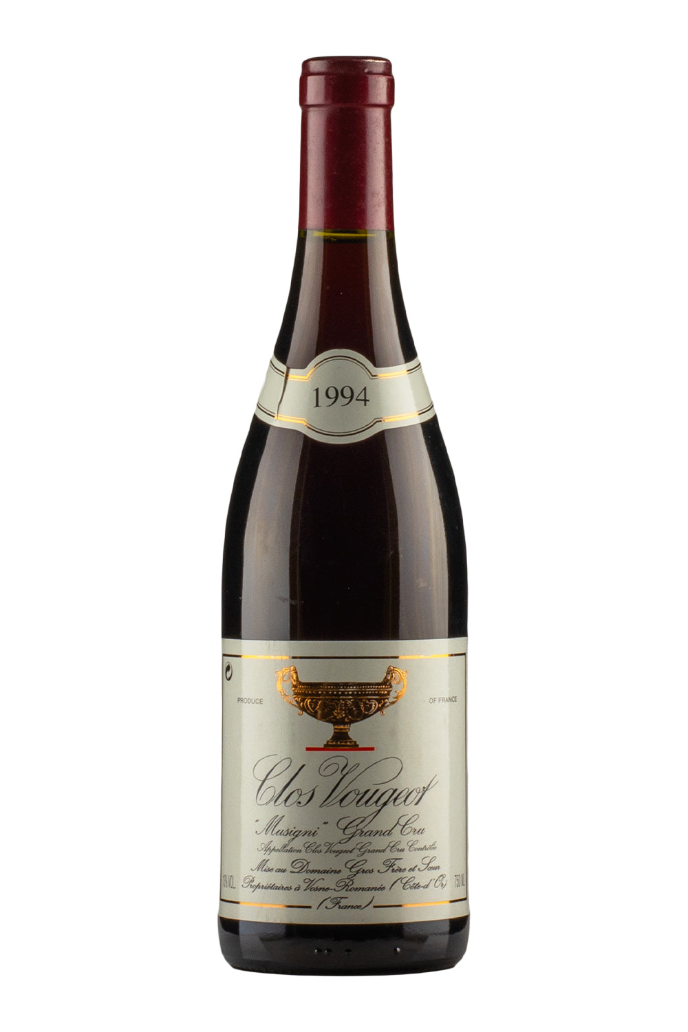 Clos Vougeot Musigni Gros Frere et Soeur 1994