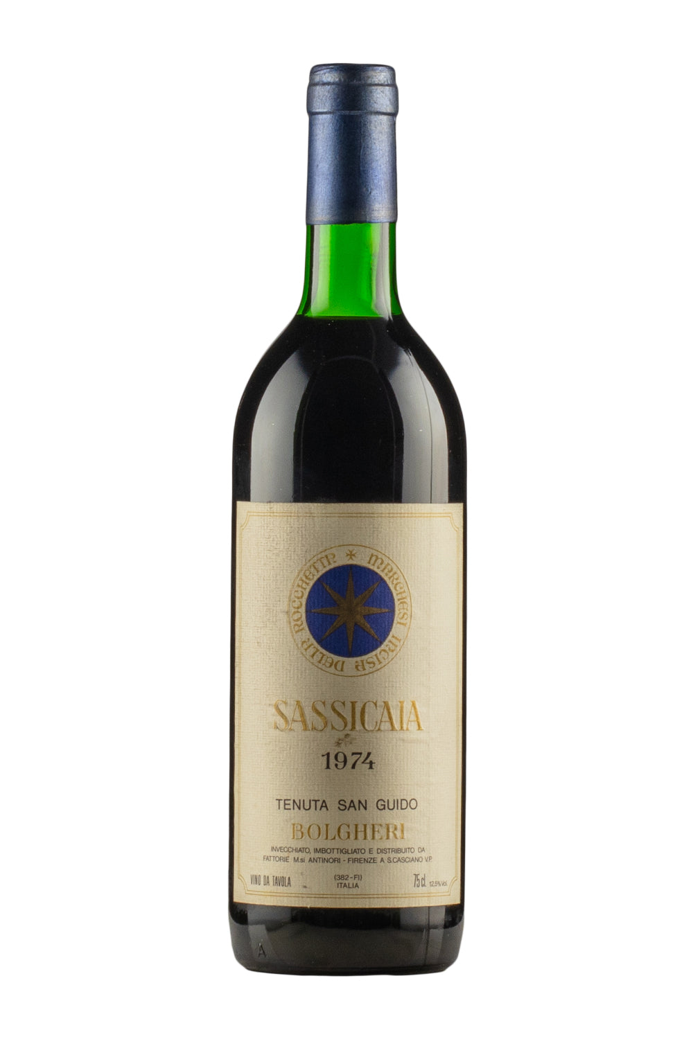 Sassicaia (Damaged Label) 1974
