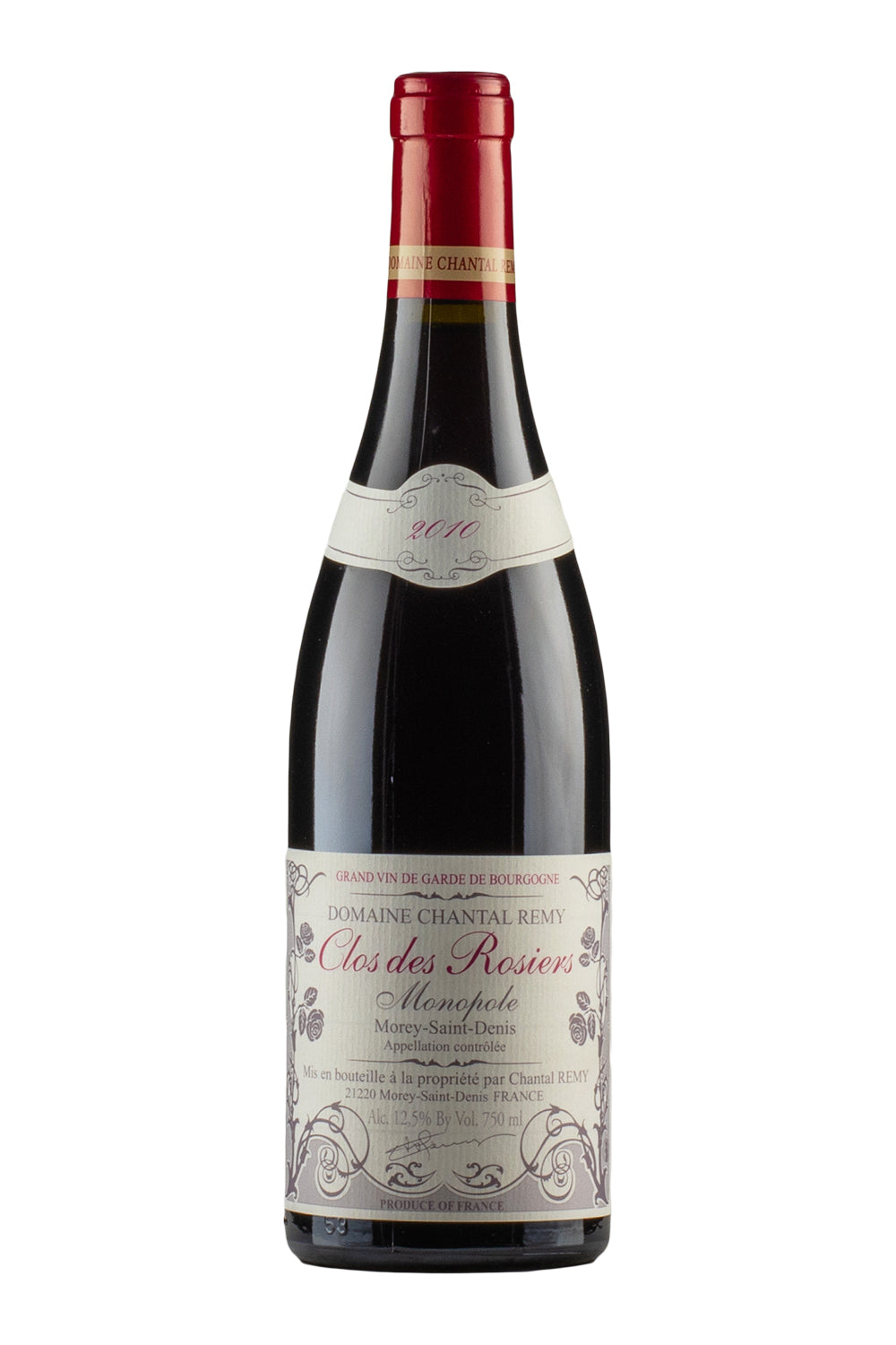 Morey St Denis Clos des Rosiers Chantal Remy 2010