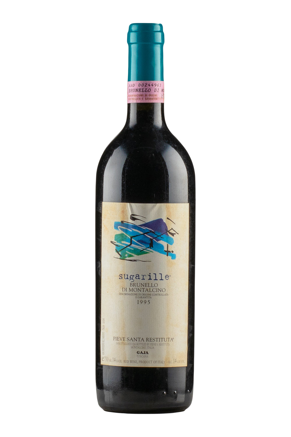 Brunello di Montalcino Sugarille Gaja Pieve Santa Restituta 1995
