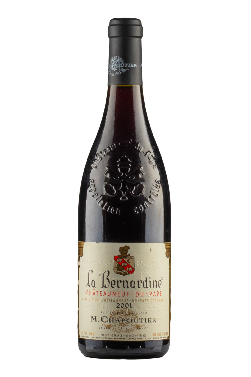 Chateauneuf du Pape La Bernadine Chapoutier 2001