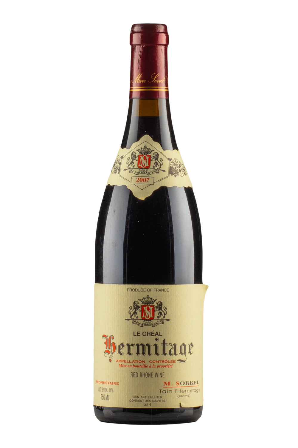 Hermitage Le Greal Sorrel 2007