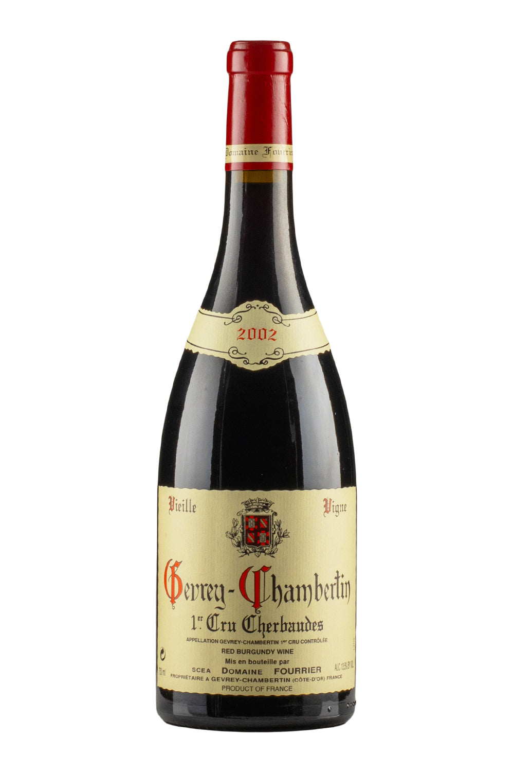 Gevrey Chambertin Cherbaudes Vieilles Vignes Domaine Fourrier 2002
