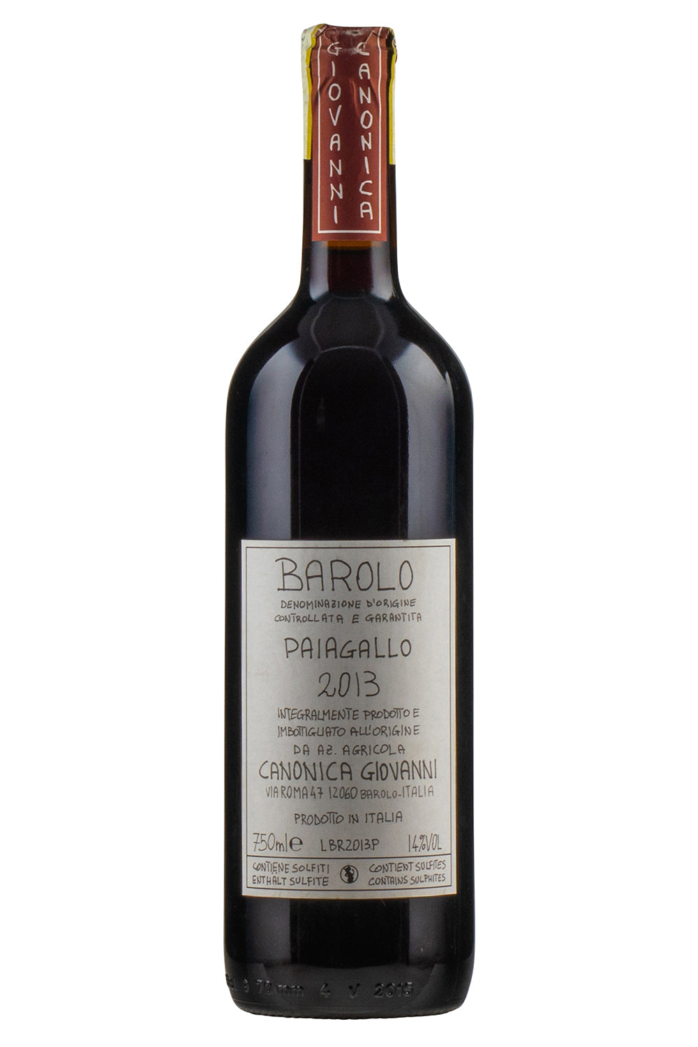 Barolo Paiagallo Giovanni Canonica 2013