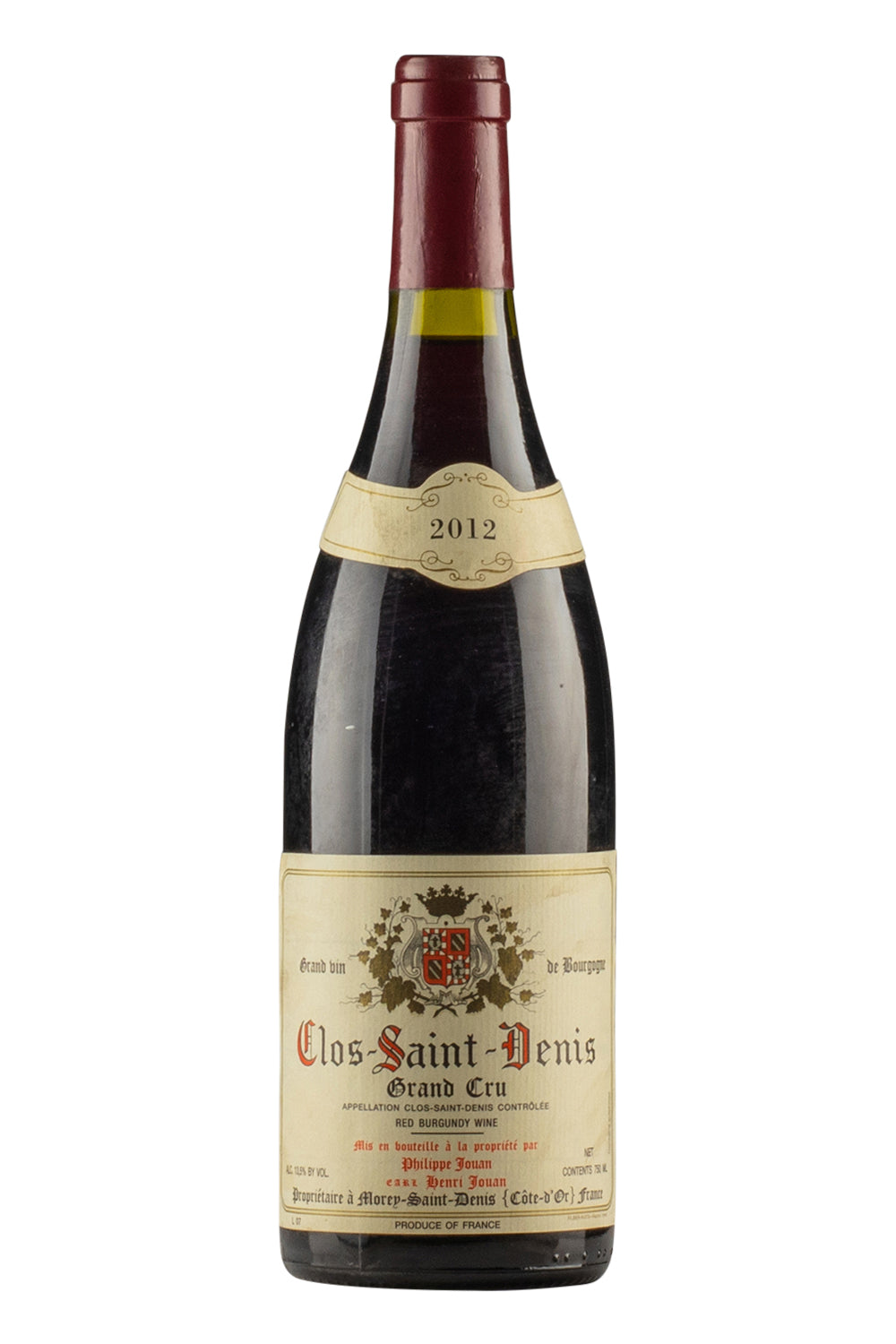 Clos St Denis Philippe Jouan 2012