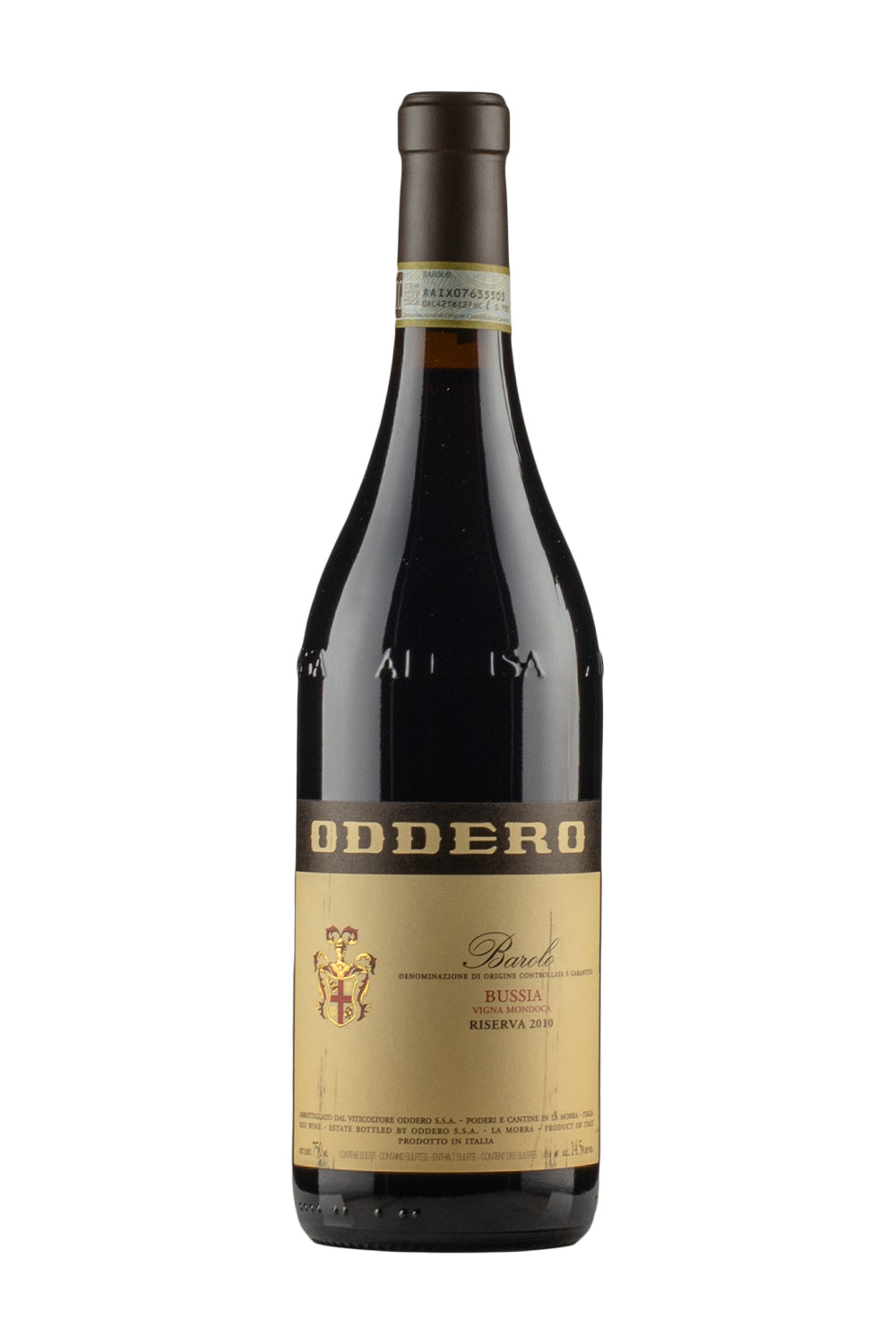 Barolo Bussia Vigna Mondoca Riserva Oddero 2010