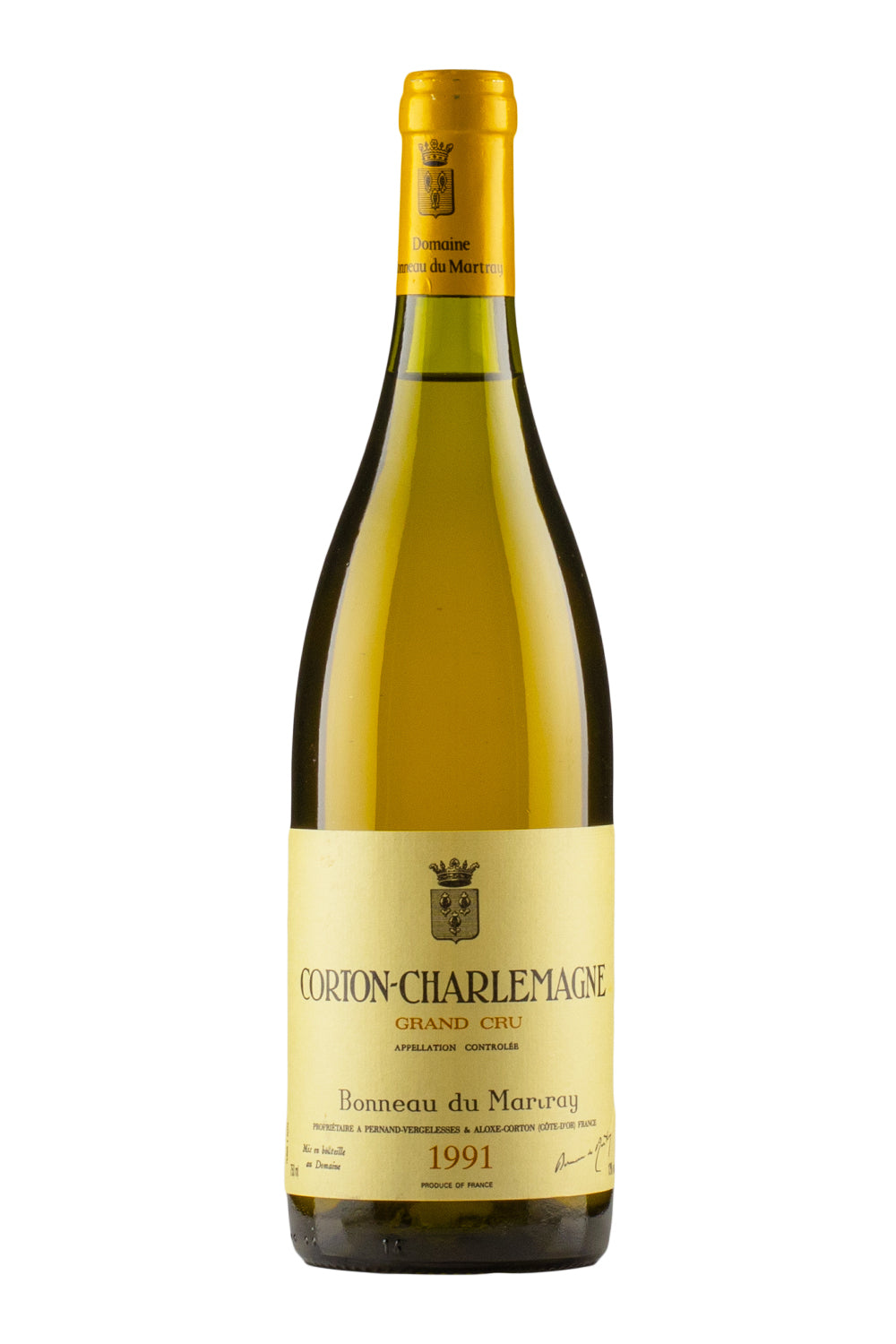 Corton Charlemagne Bonneau du Martray 1991
