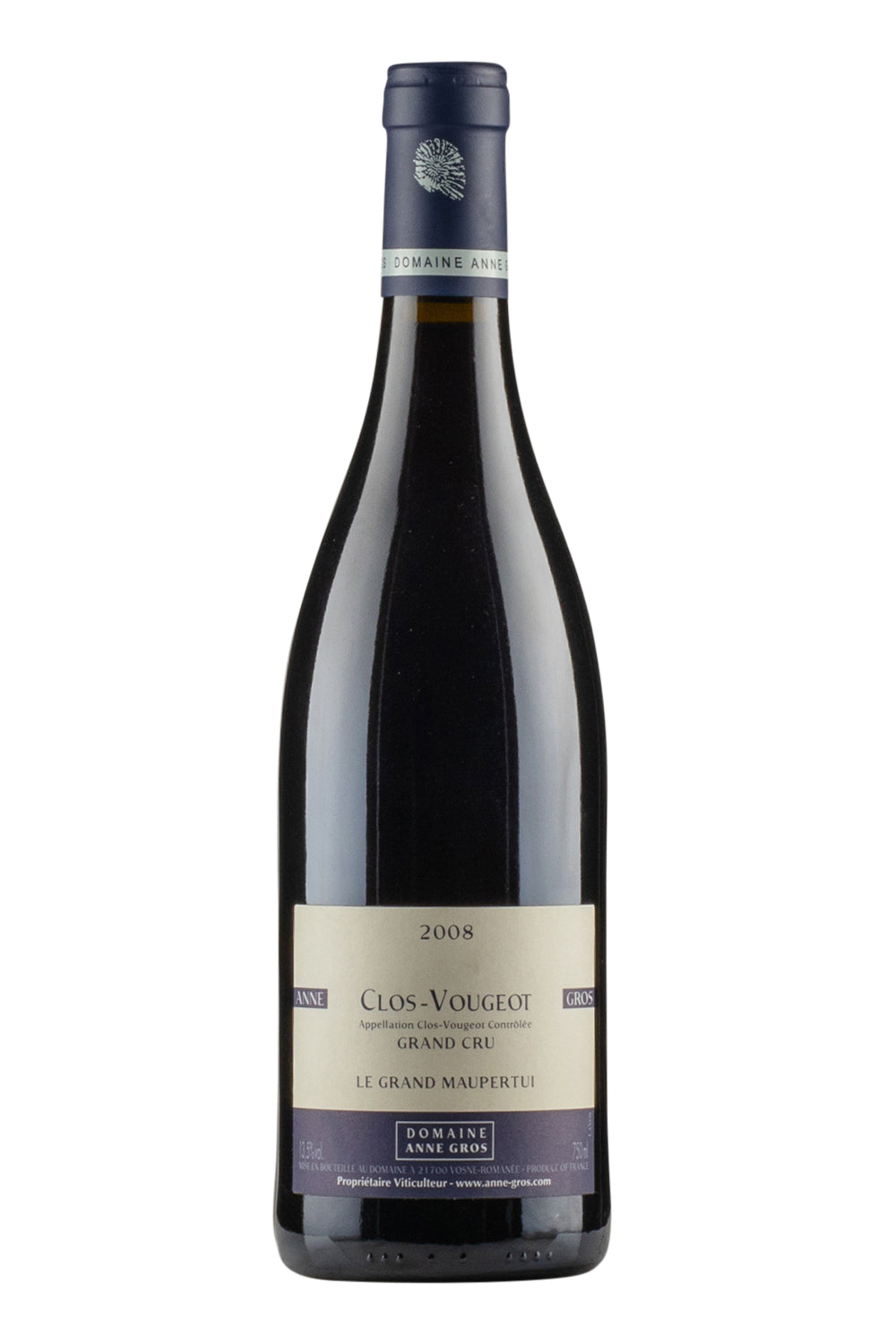 Clos Vougeot Le Grand Maupertui Anne Gros 2008