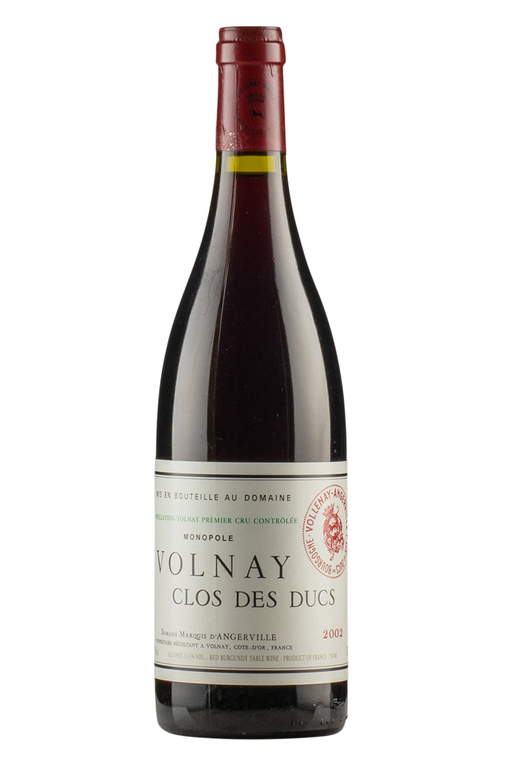 Volnay Clos des Ducs Marquis d`Angerville 2002