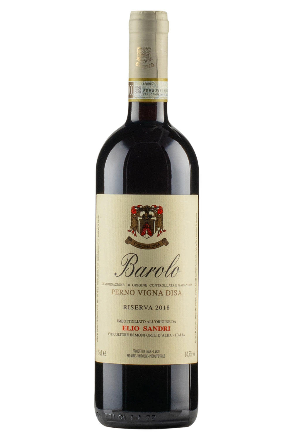 Barolo Riserva Perno Vigna Disa Elio Sandri 2018