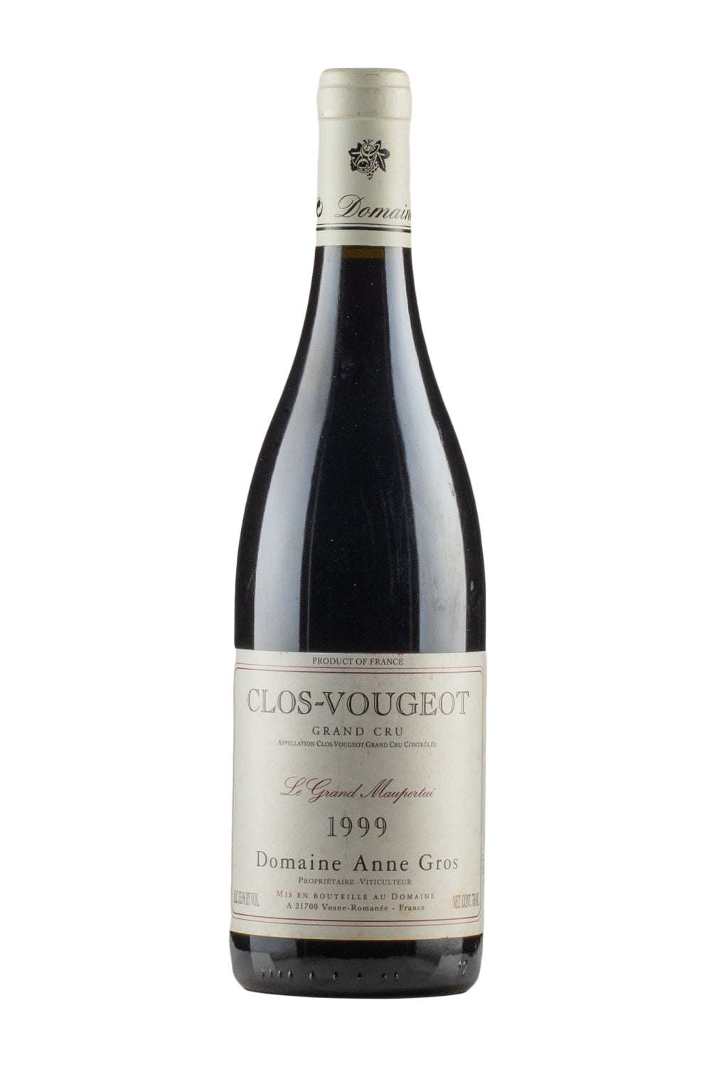 Clos Vougeot Le Grand Maupertui Anne Gros 1999