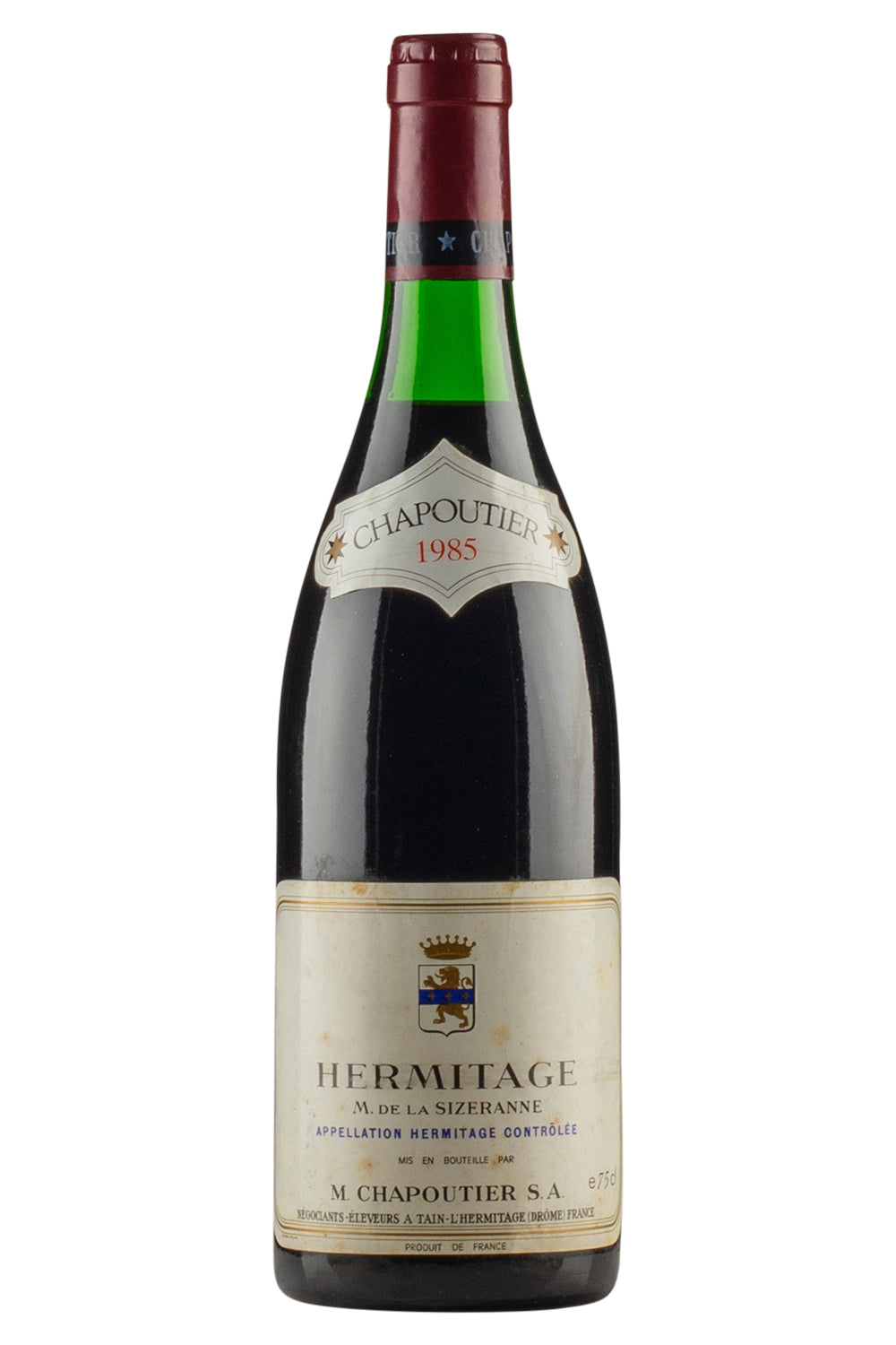 Hermitage Monier de la Sizeranne Chapoutier 1985