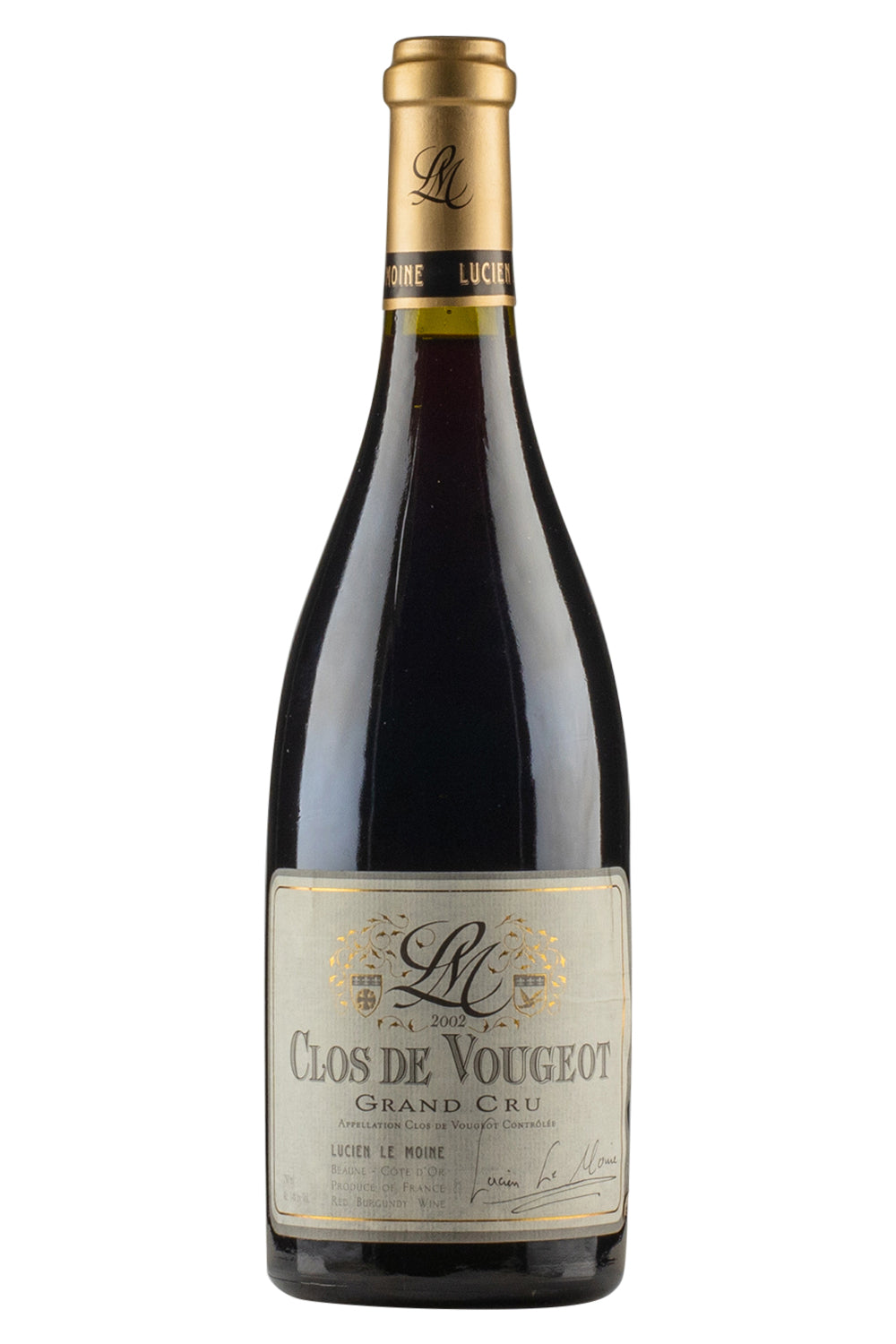 Clos de Vougeot Lucien Le Moine 2002