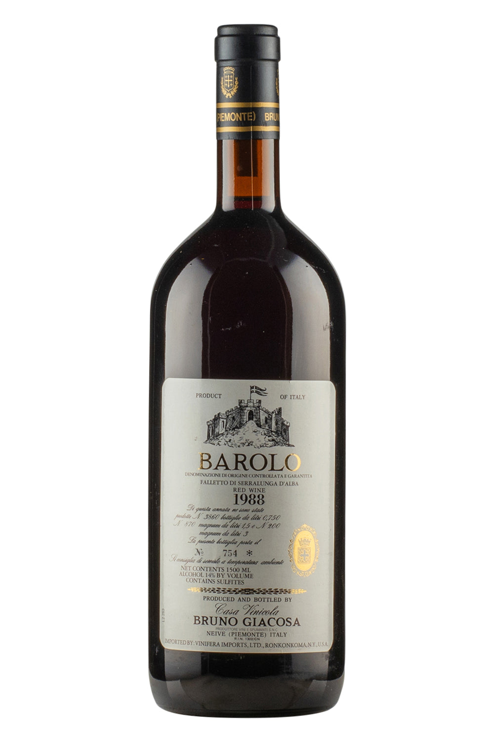 Barolo Falletto di Serralunga Giacosa Magnum 1988