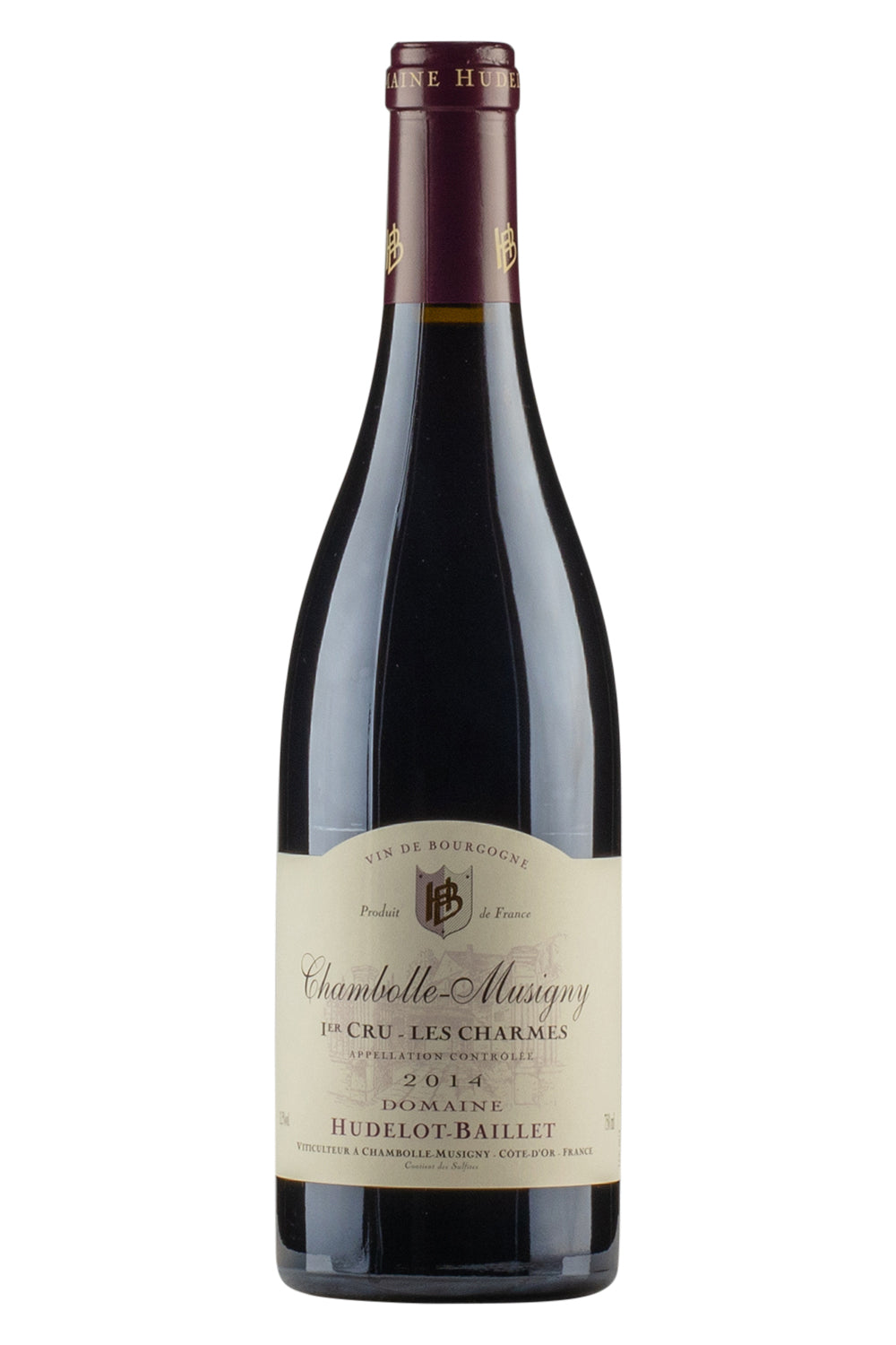 Chambolle Musigny Les Charmes Hudelot Baillet 2014