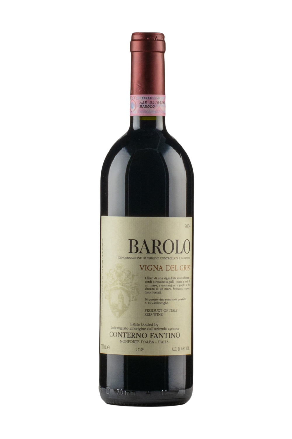 Barolo Vigna del Gris Conterno Fantino 2004