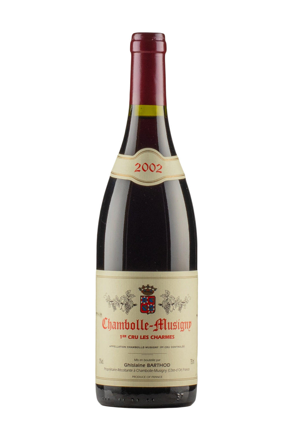 Chambolle Musigny Les Charmes Ghislaine Barthod 2002