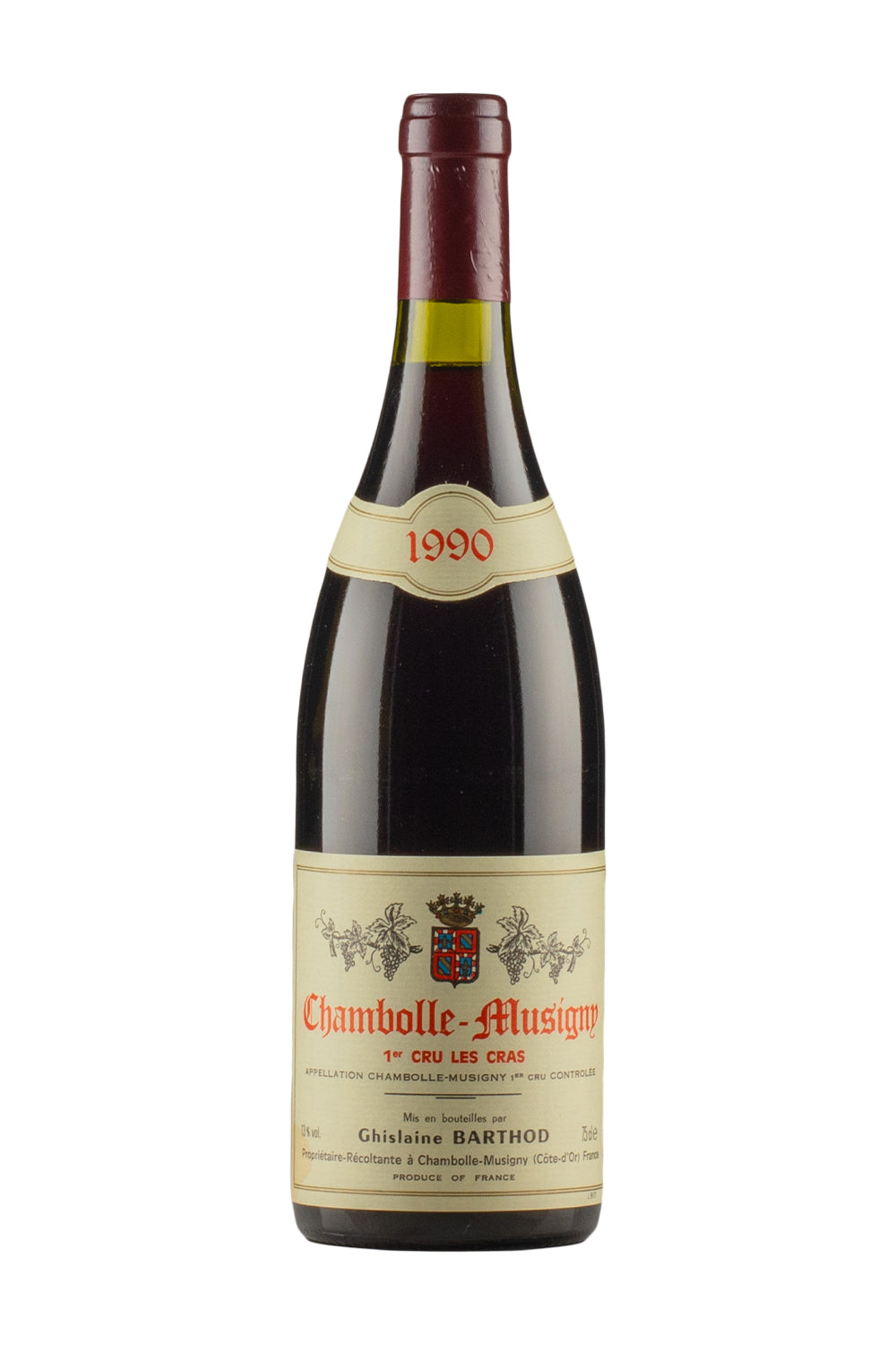 Chambolle Musigny Les Cras Ghislaine Barthod 1990