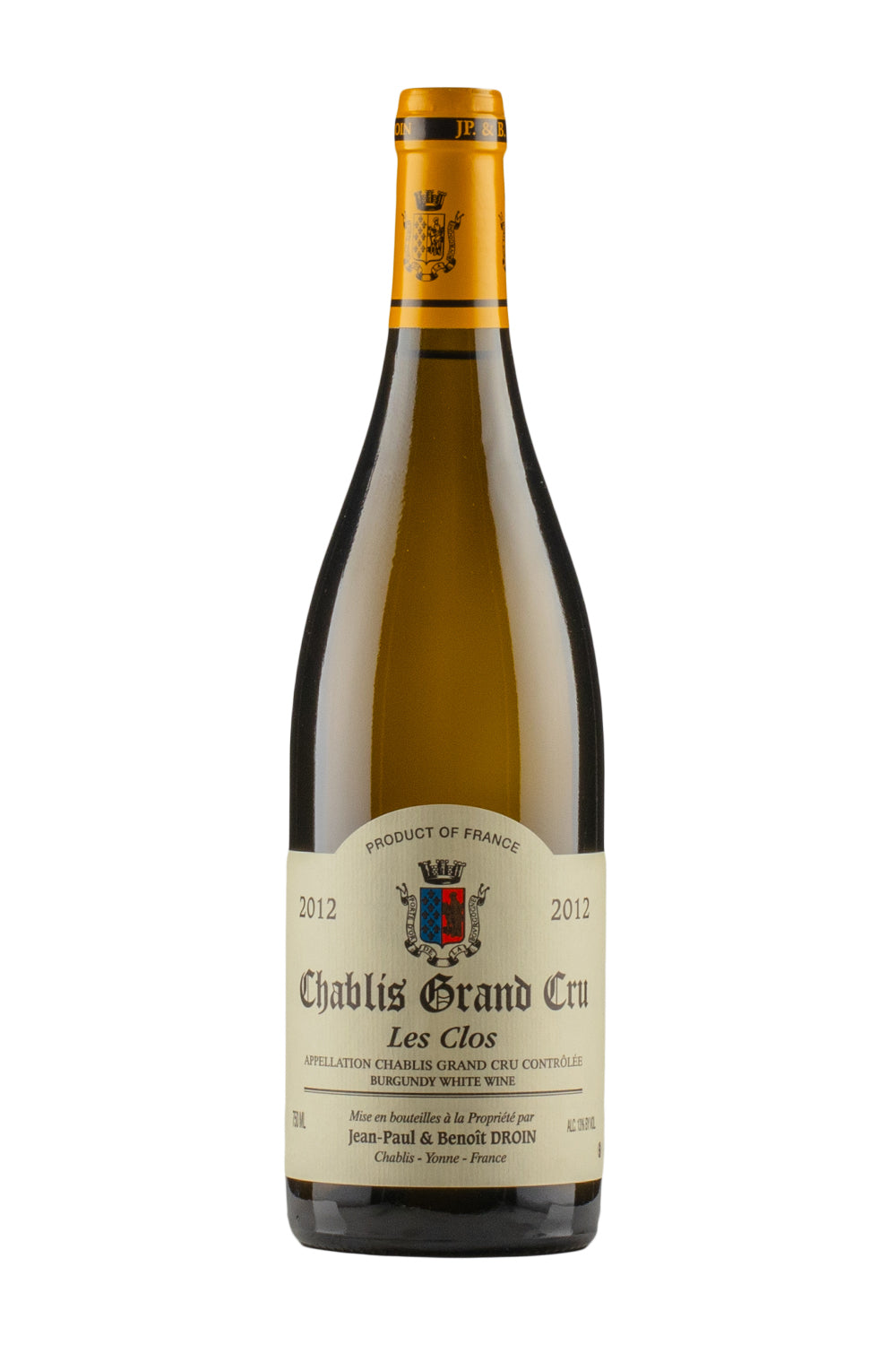 Chablis Les Clos Droin 2012