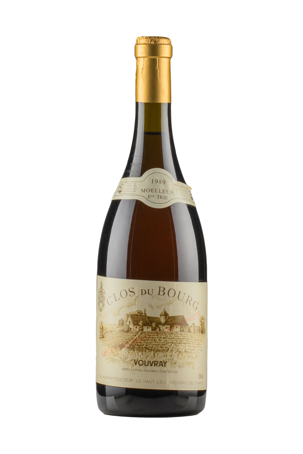 Vouvray Le Clos du Bourg Moelleux Huet 1989