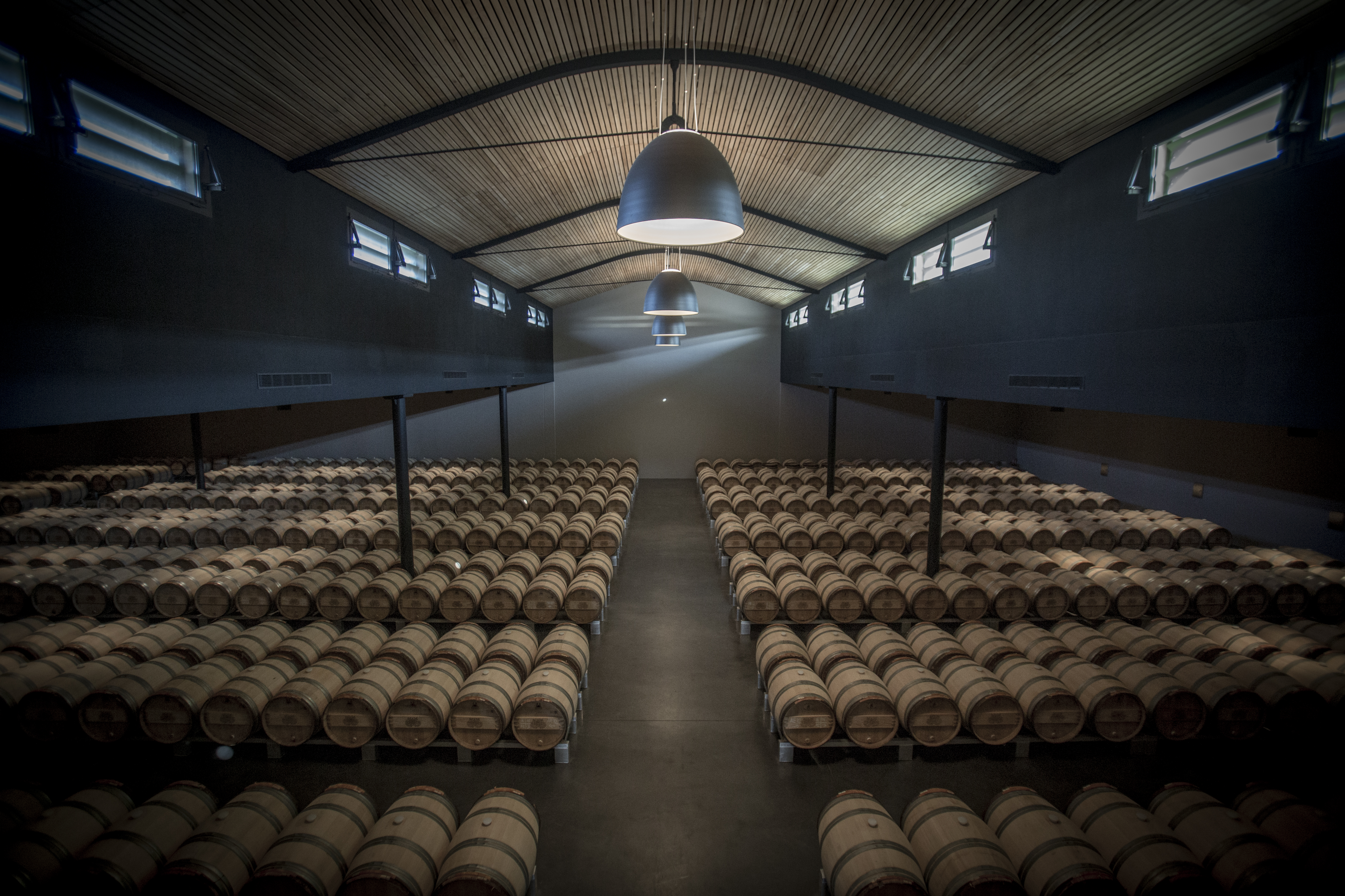 The cellar at Chateau Palmer