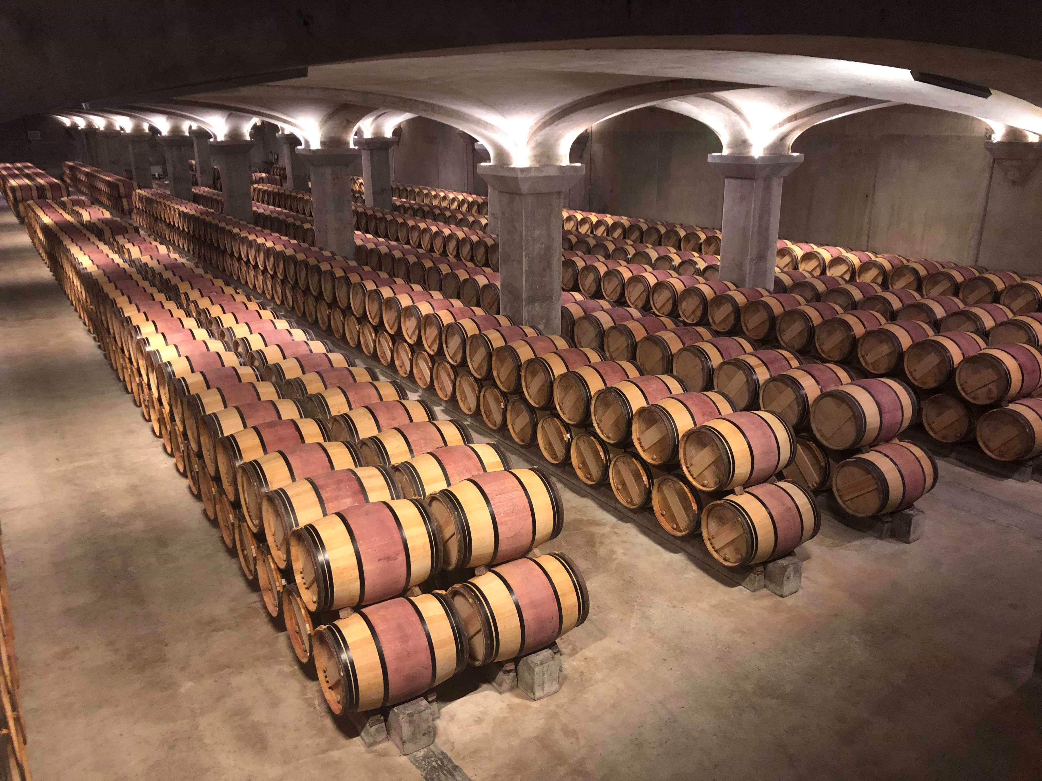 Ageing is oak barrels imparts key flavour characteristics to the fine red wines of Bordeaux