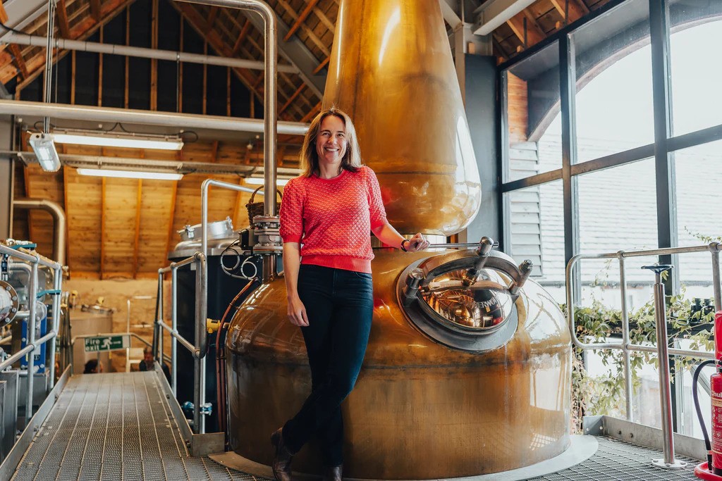 Annabel at the still