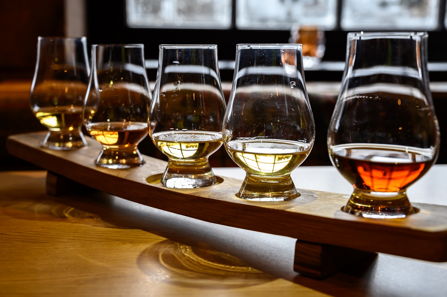 Whiskies get their colour from the cask they are aged in