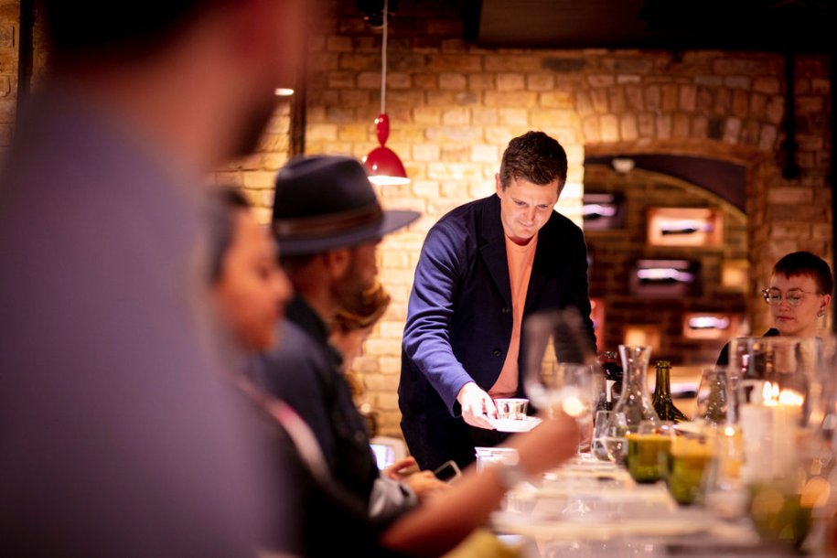 Richard Brendon at a Hedonism Wines tasting