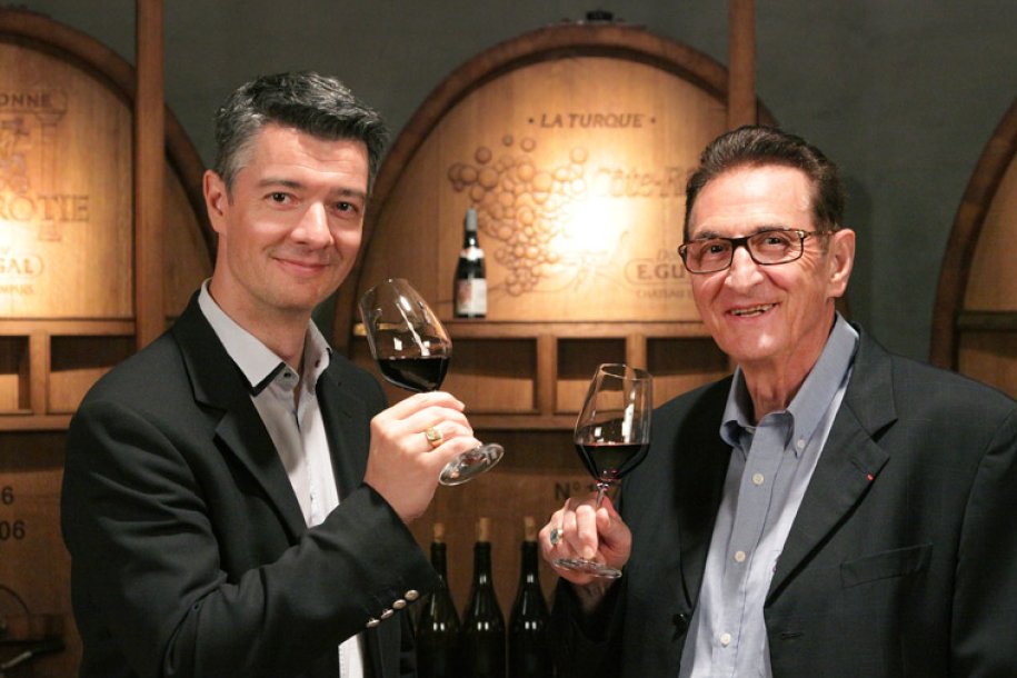 Wine tasting at Guigal