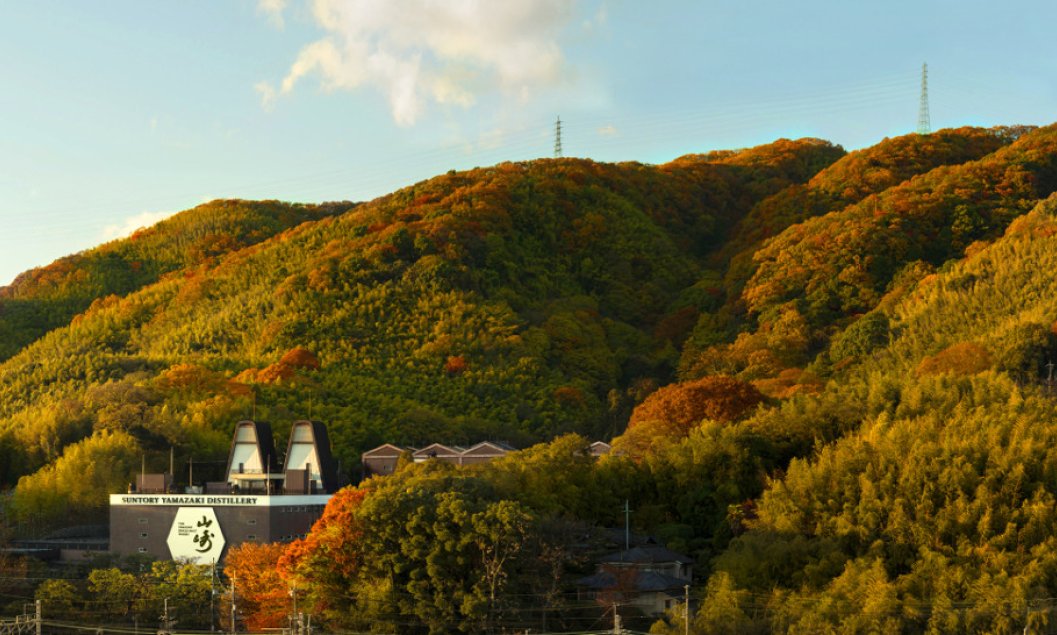 The picturesque Yamazaki distillery, near Kyoto