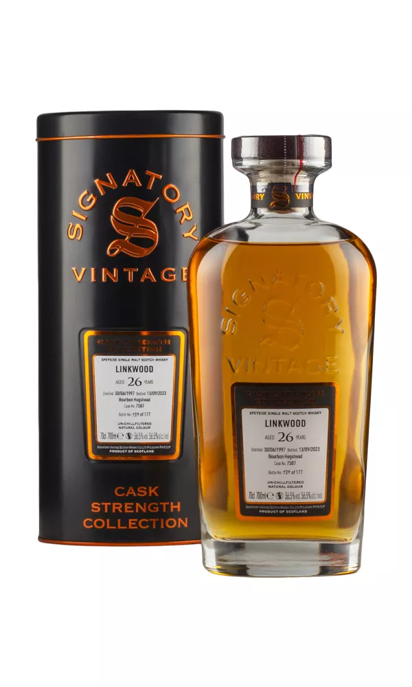 Linkwood 26 Year Old Cask Strength Collection Signatory Linkwood 26 Year Old Cask Strength Collection Signatory