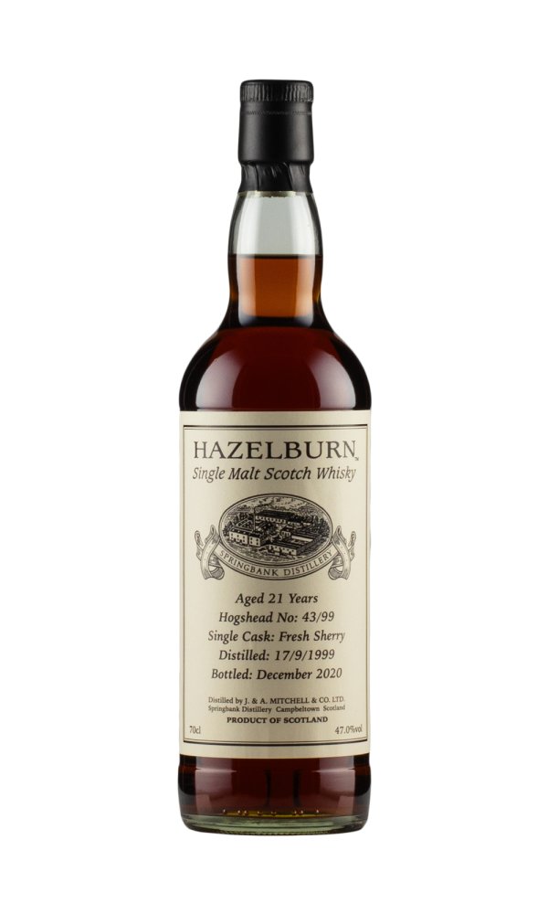 Hazelburn 21 Year Old Private Sherry Cask 43