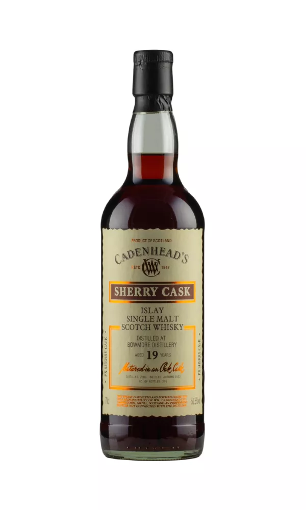 Bowmore 19 Year Old Sherry Cask Cadenheads`s Bowmore 19 Year Old Sherry Cask Cadenheads`s