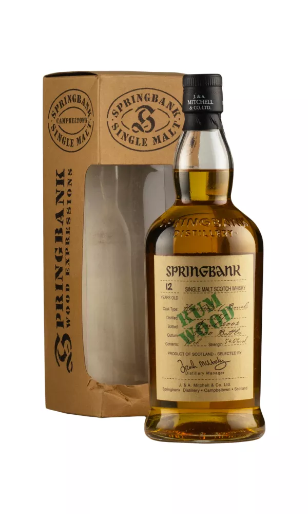 Springbank 12 Year Old Rum Wood Springbank 12 Year Old Rum Wood