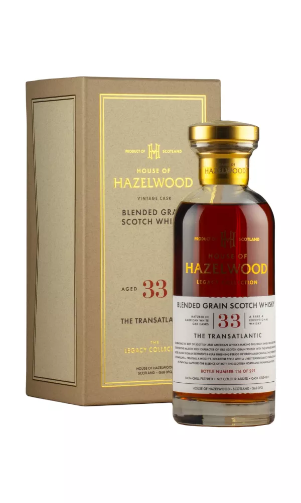 The Transatlantic 33 Year Old House of Hazelwood Legacy Collection The Transatlantic 33 Year Old House of Hazelwood Legacy Collection