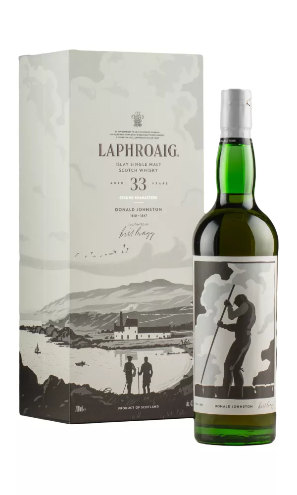 Laphroaig 33 Year Old Strong Characters. Donald Johnston Laphroaig 33 Year Old Strong Characters. Donald Johnston