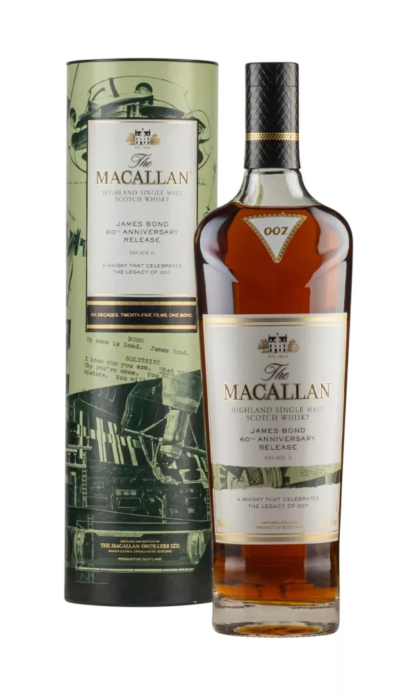 Macallan James Bond 60th Anniversary Release Decade II Macallan James Bond 60th Anniversary Release Decade II