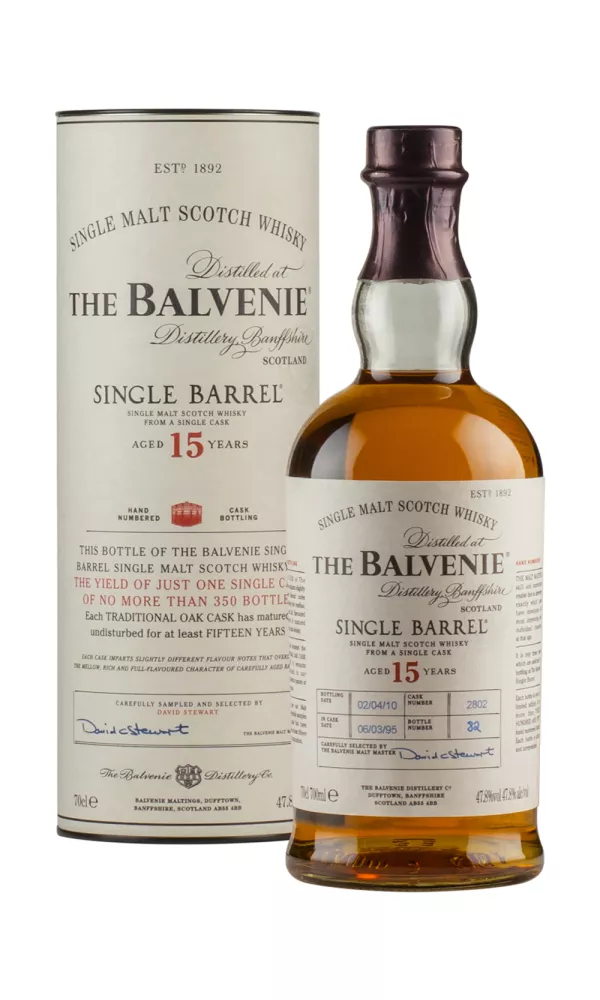 Balvenie 15 Year Old Single Barrel #2802 Balvenie 15 Year Old Single Barrel #2802