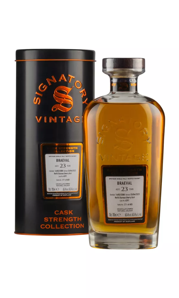 Braeval 23 Year Old Cask Strength Collection Signatory Braeval 23 Year Old Cask Strength Collection Signatory