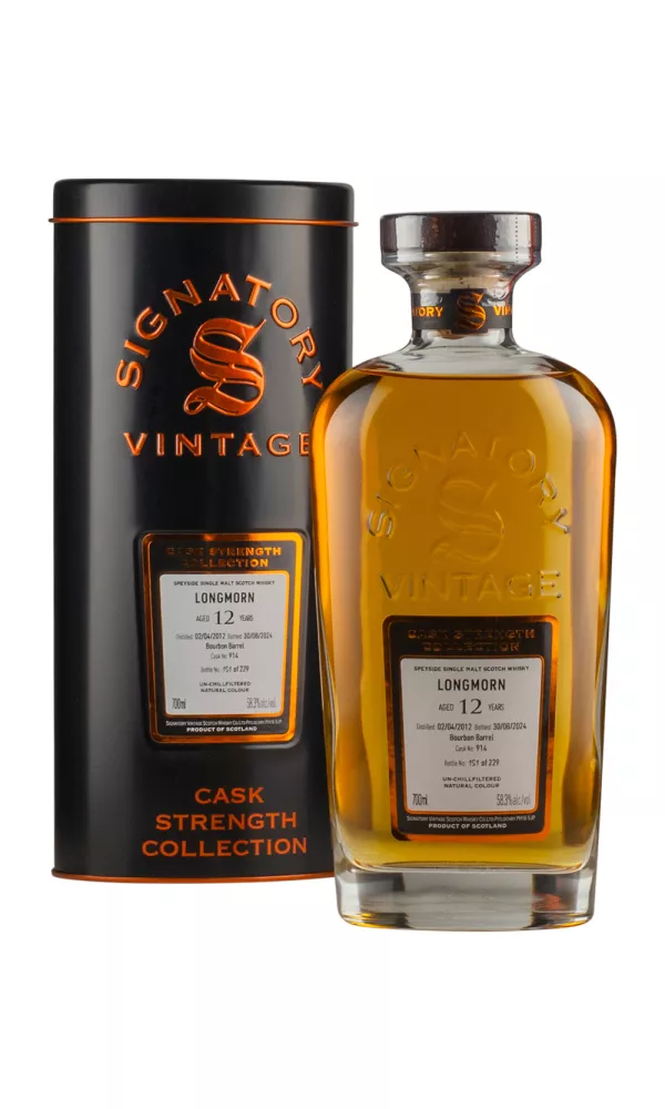 Longmorn 12 Year Old Cask Strength Collection Signatory Longmorn 12 Year Old Cask Strength Collection Signatory