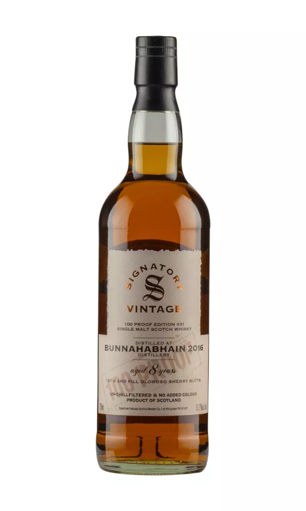 Bunnahabhain 8 Year Old Signatory 100 Proof Bunnahabhain 8 Year Old Signatory 100 Proof
