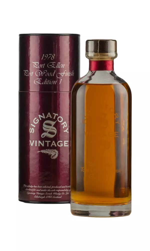 Port Ellen 24 Year Old Port Wood Finish Signatory Vintage Port Ellen 24 Year Old Port Wood Finish Signatory Vintage