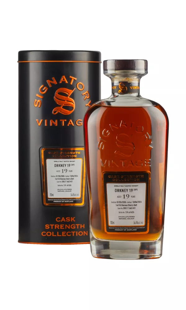 Orkney 19 Year Old (HP) Cask Strength Collection Signatory Orkney 19 Year Old (HP) Cask Strength Collection Signatory