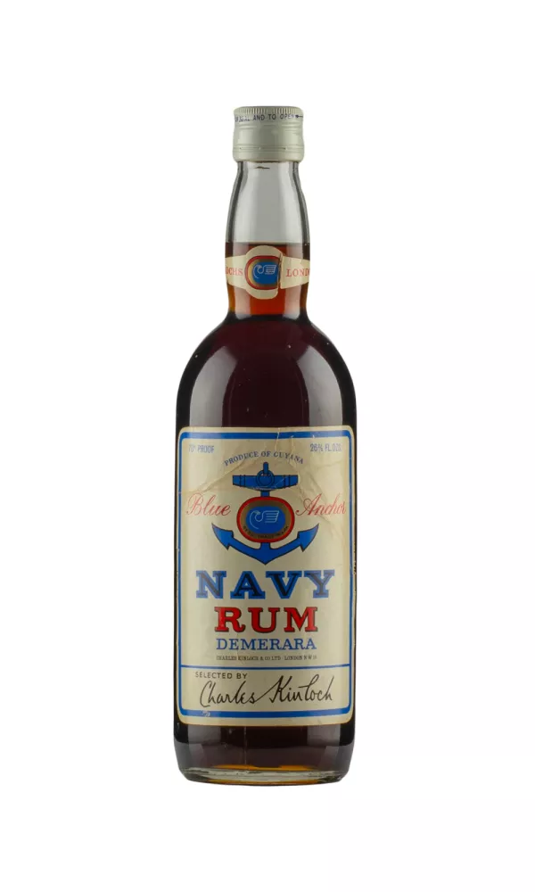 Blue Anchor Demerara Navy Rum c. 1970s Blue Anchor Demerara Navy Rum c. 1970s
