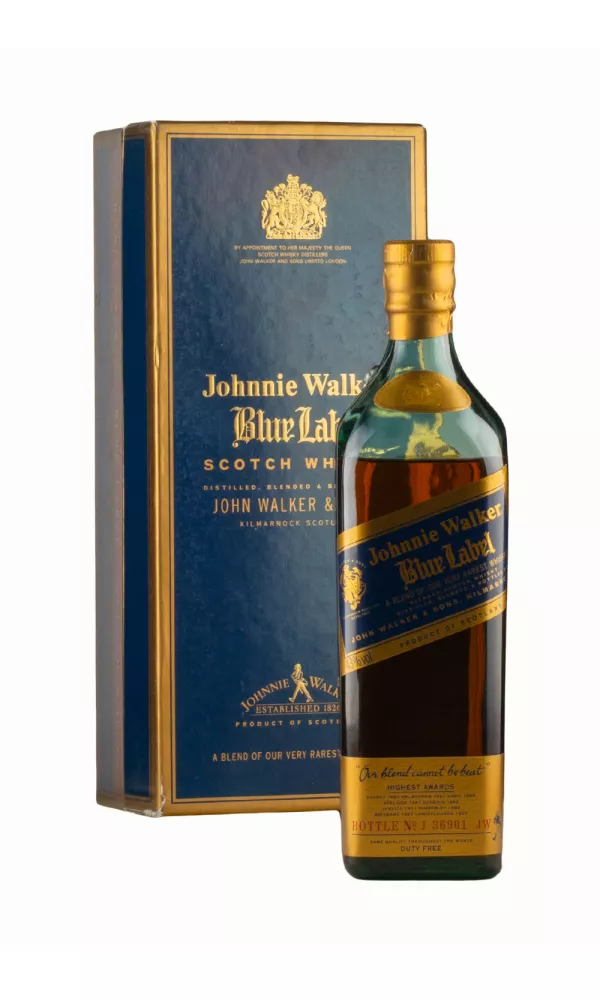 Johnnie Walker Blue Label c.1990s (Damaged capsule, unsuitable for shipping) Johnnie Walker Blue Label c.1990s (Damaged capsule, unsuitable for shipping)