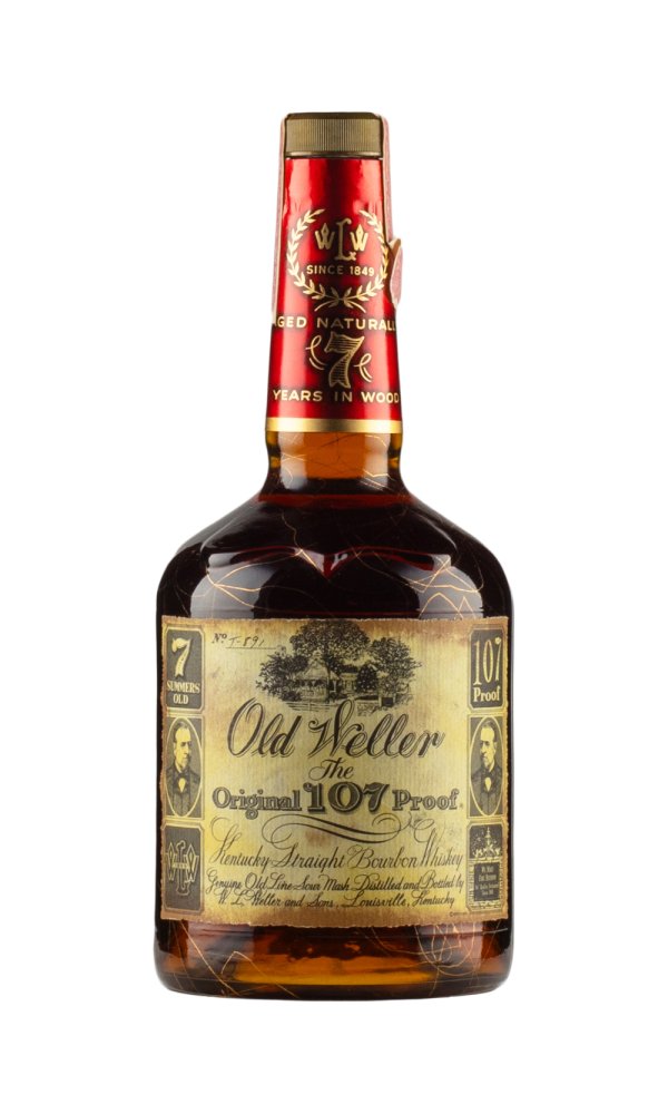 Old Weller 7 Year Old 107 Proof c. 1980s