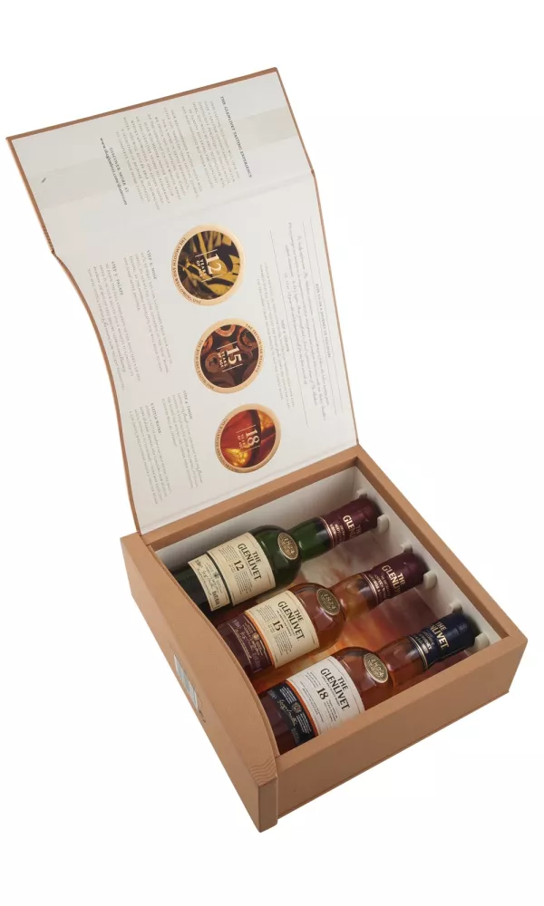 Glenlivet Triple 20cl Gift Set 12/15/18 Year Old Glenlivet Triple 20cl Gift Set 12/15/18 Year Old